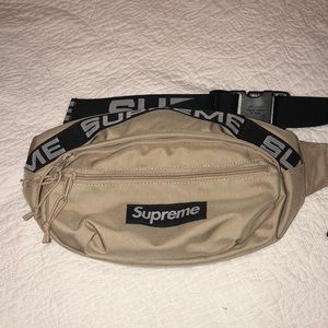 brown supreme fanny pack